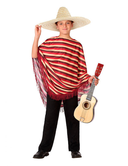 Déguisement de Mexicain avec poncho garçon