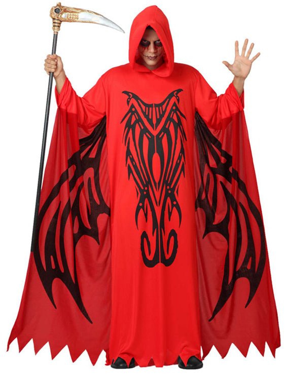Déguisement démon rouge homme Halloween