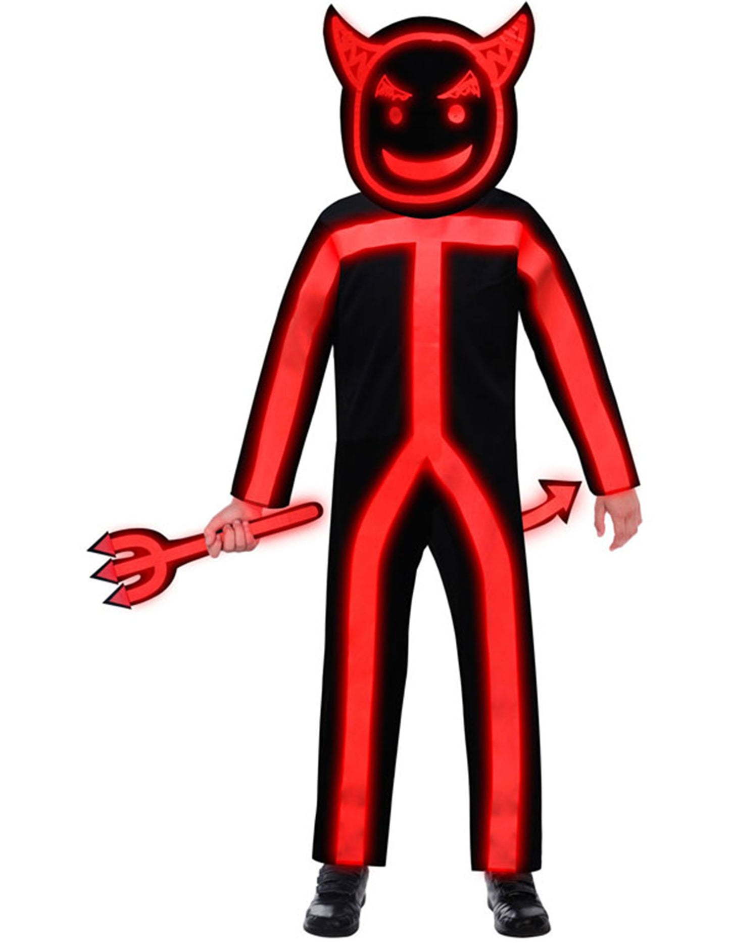 Déguisement diable phosphorescent enfant