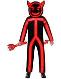 Déguisement diable phosphorescent enfant