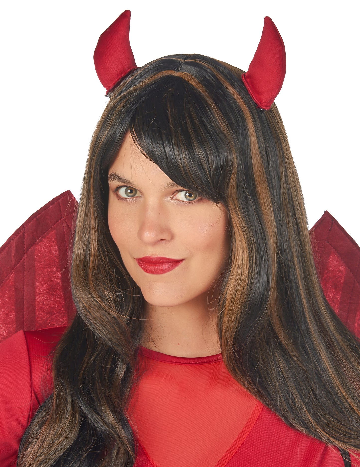 Déguisement diablesse rouge et noire femme Halloween