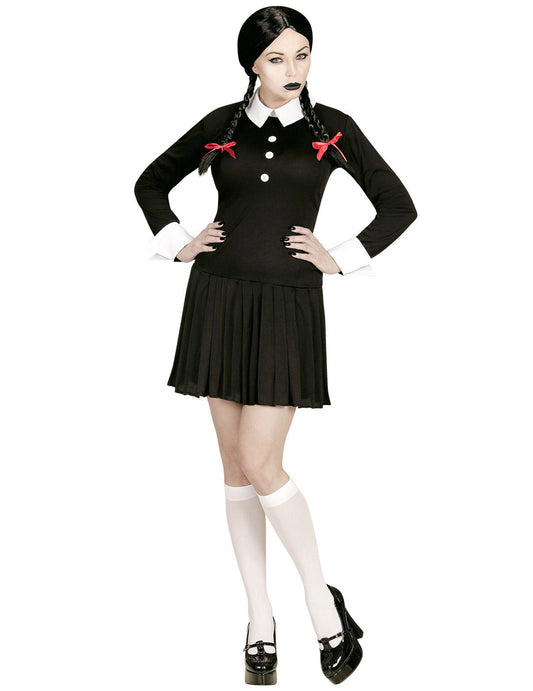 Déguisement écolière gothique femme