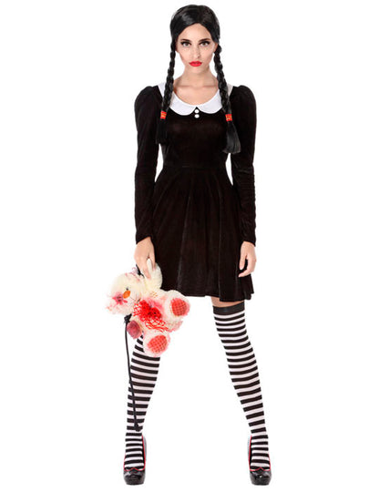Déguisement écolière macabre femme