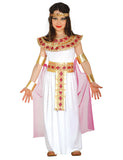 Déguisement égyptienne rose et or fille