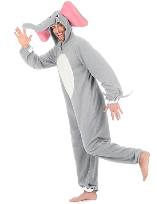 Déguisement éléphant gris homme