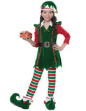 Déguisement elfe de Noël luxe fille