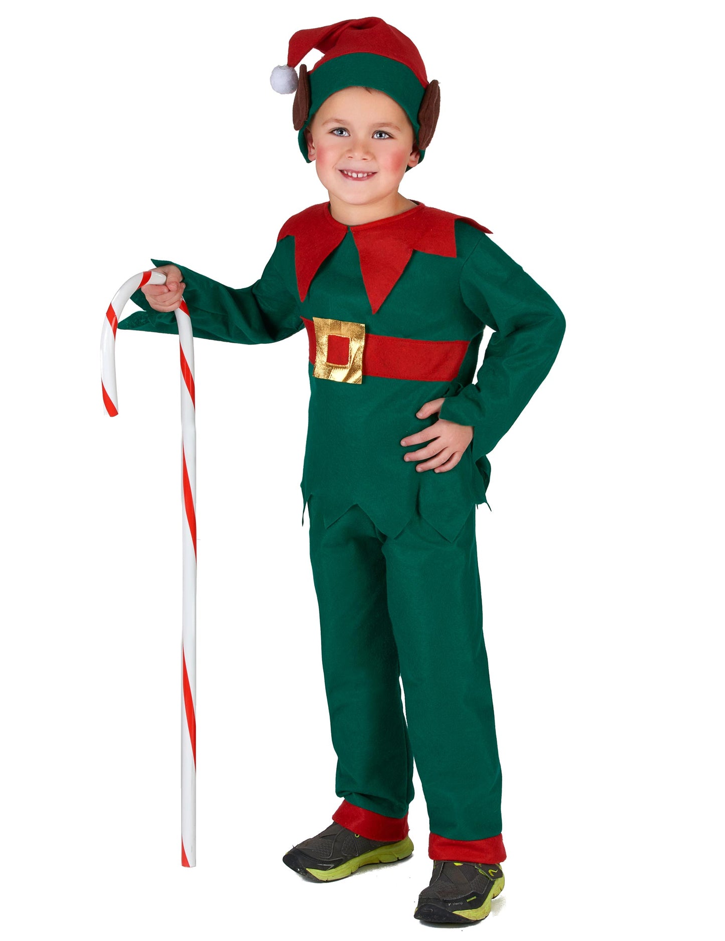 Déguisement elfe de Noël vert enfant