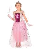 Déguisement et accessoires de princesse rose fille