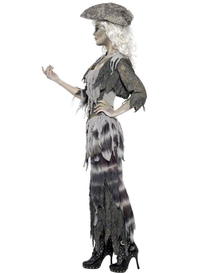 Déguisement fantôme pirate effrayant femme Halloween