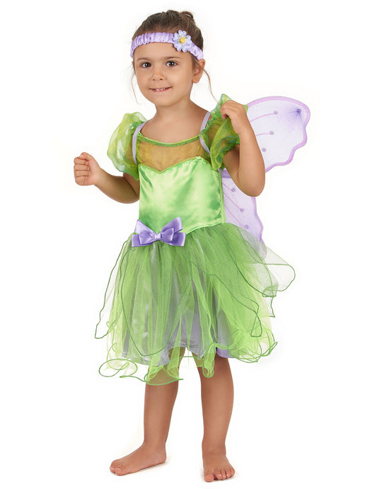 Déguisement fée verte sequins fille