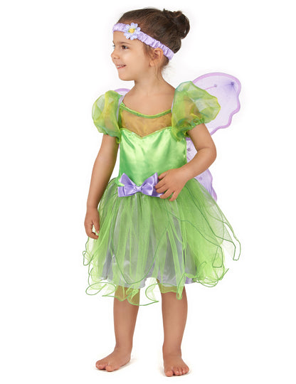 Déguisement fée verte sequins fille