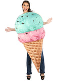 Déguisement glace en cornet adulte