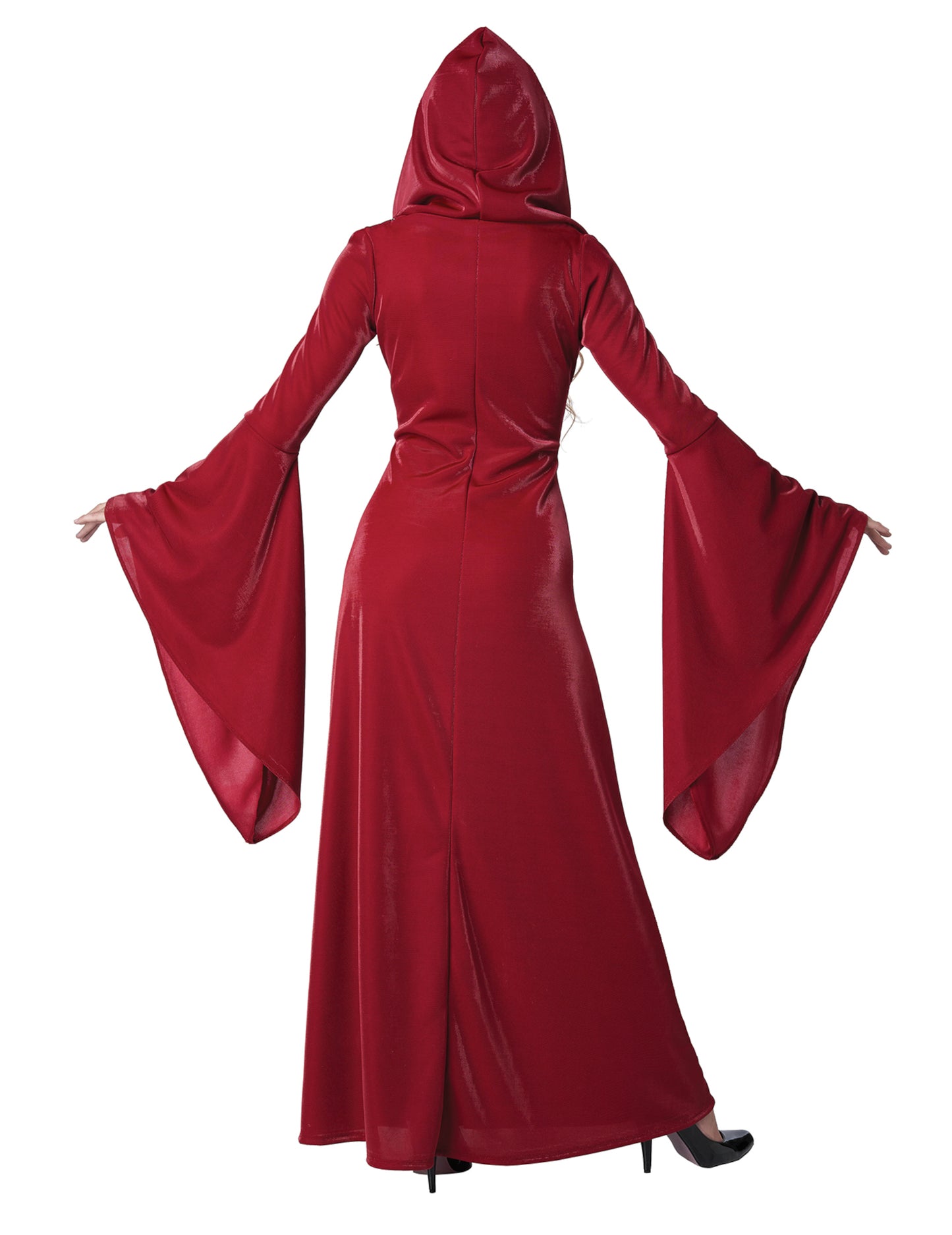 Déguisement gothique robe rouge femme