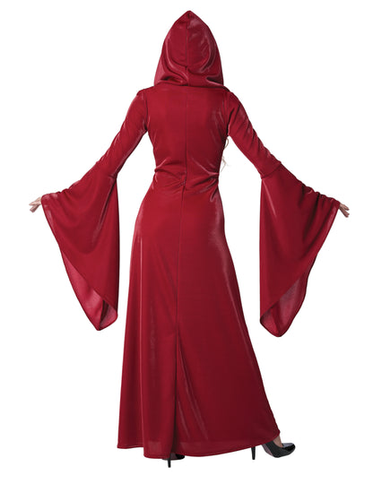 Déguisement gothique robe rouge femme
