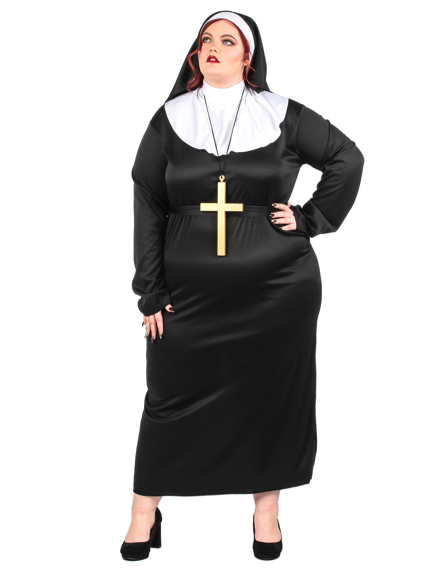 Déguisement grande taille bonne soeur femme