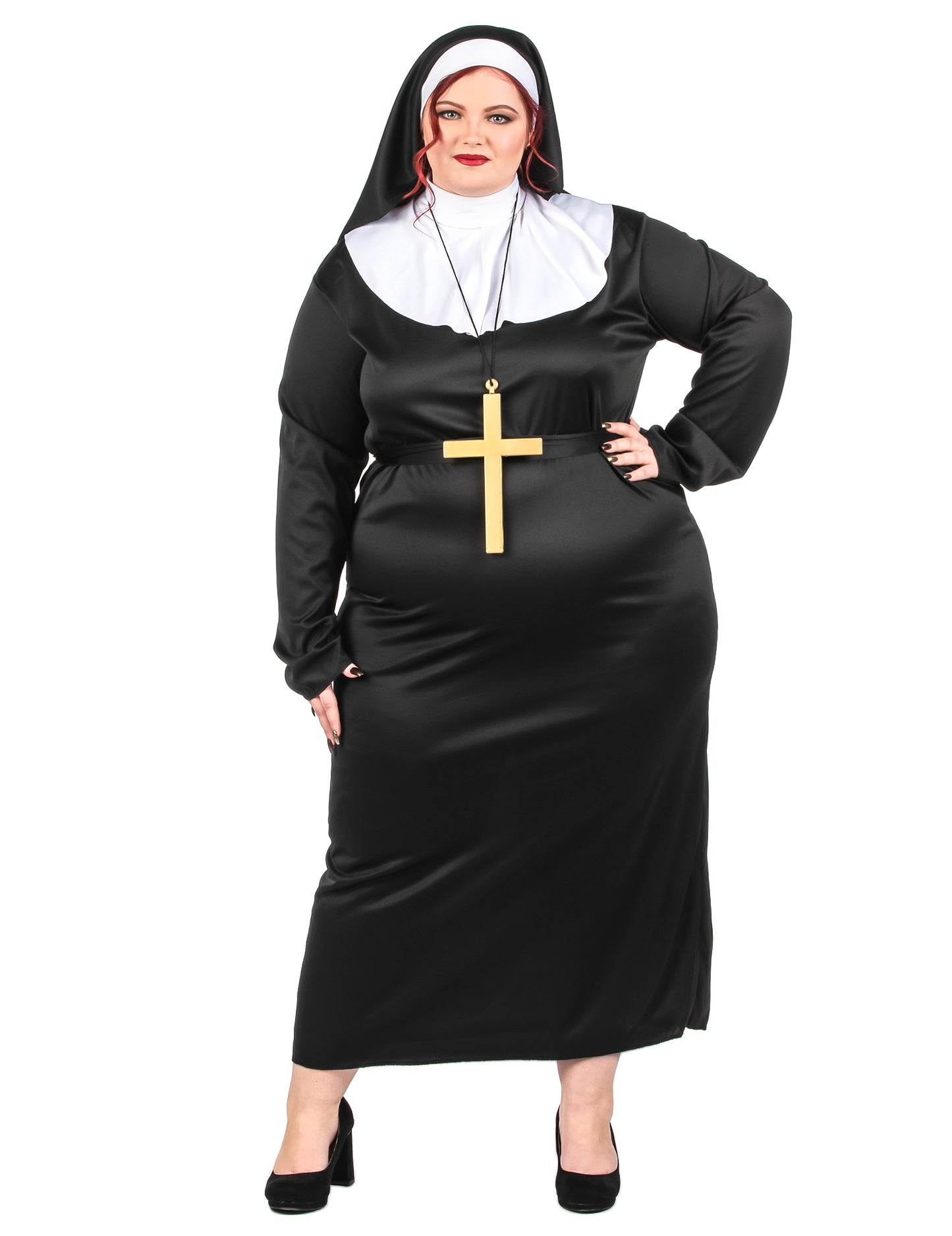Déguisement grande taille bonne soeur femme