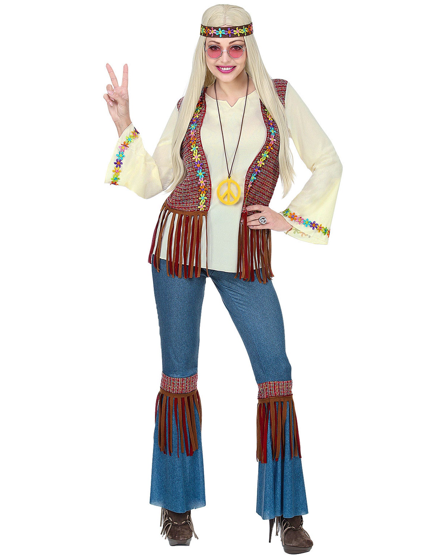 Déguisement hippie peace femme