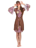 Déguisement hippie motif paisley femme