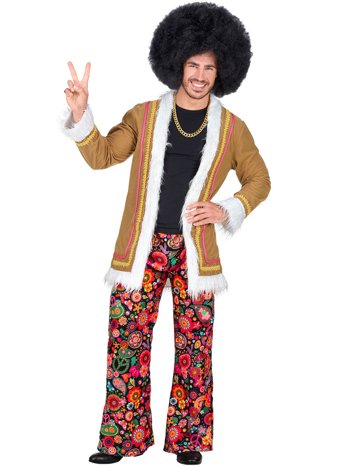 Déguisement hippie woodstock homme