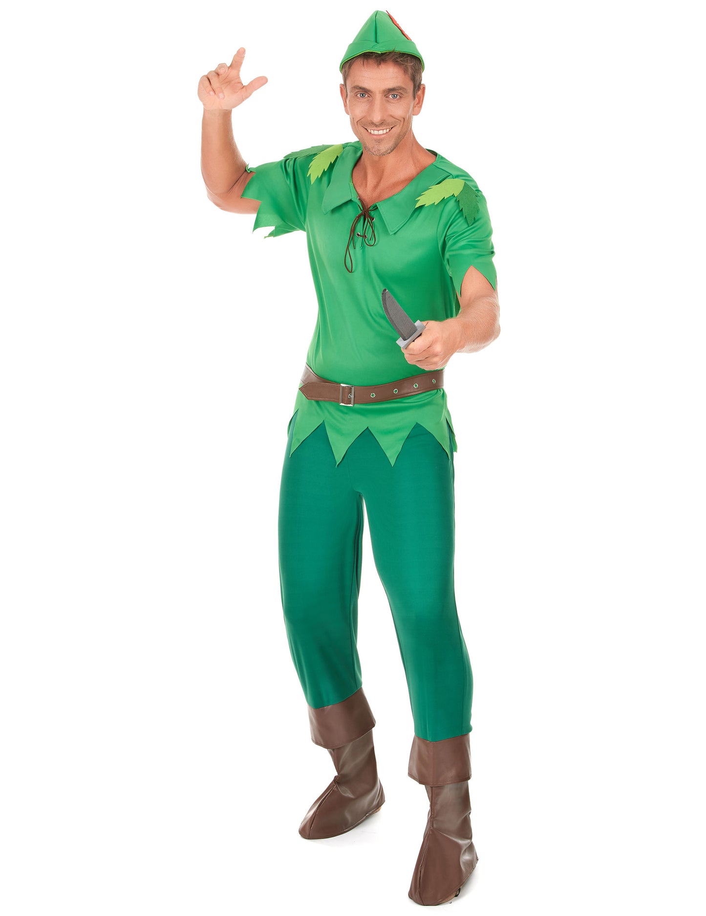 Déguisement homme du pays imaginaire vert