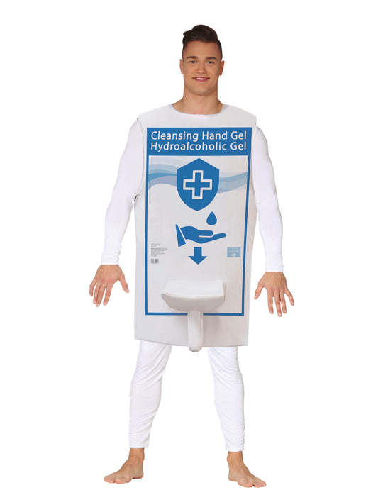 Déguisement humoristique de gel hydroalcoolique adulte