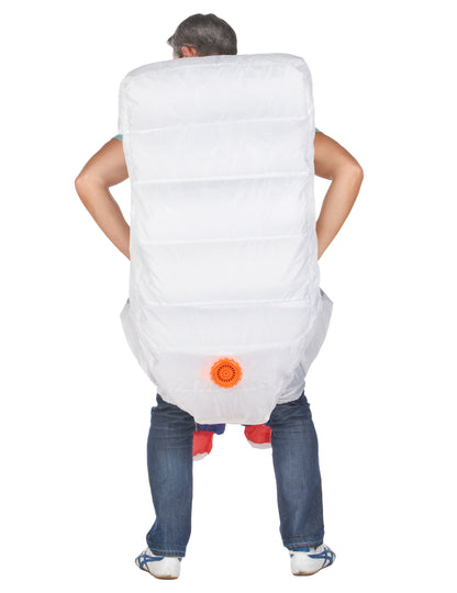 Déguisement humoristique toilette gonflable adulte