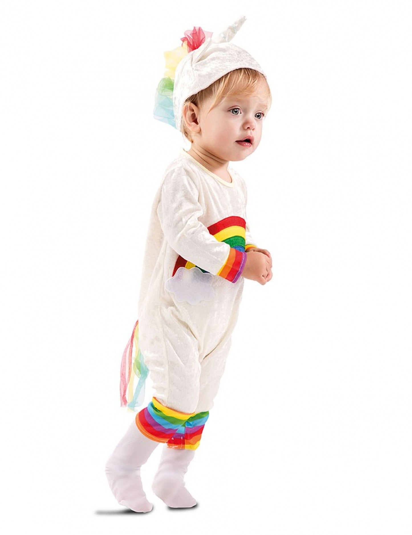 Déguisement combinaison licorne bébé