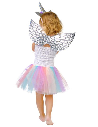 Déguisement licorne fleurie pastel fille