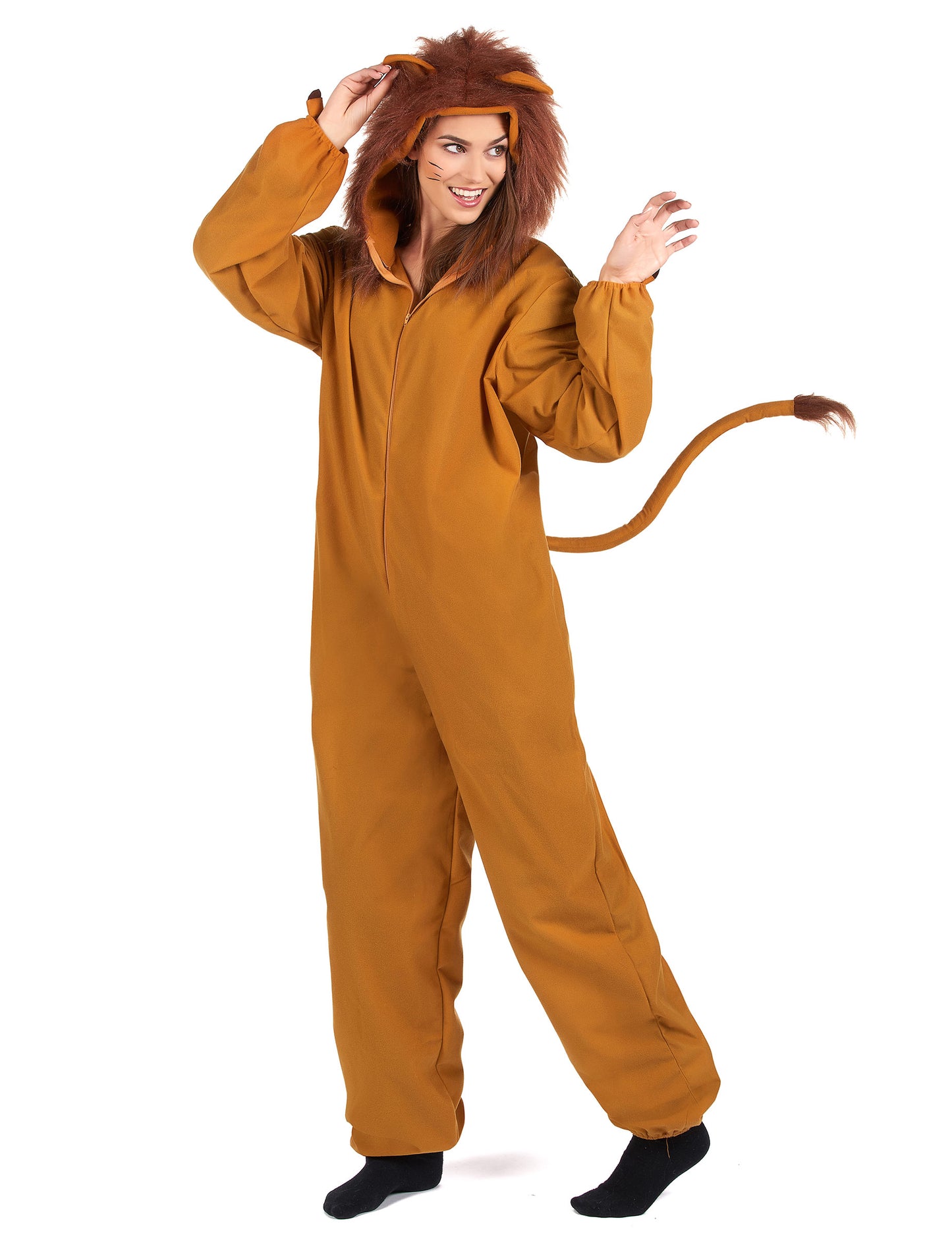 Déguisement lion fauve femme