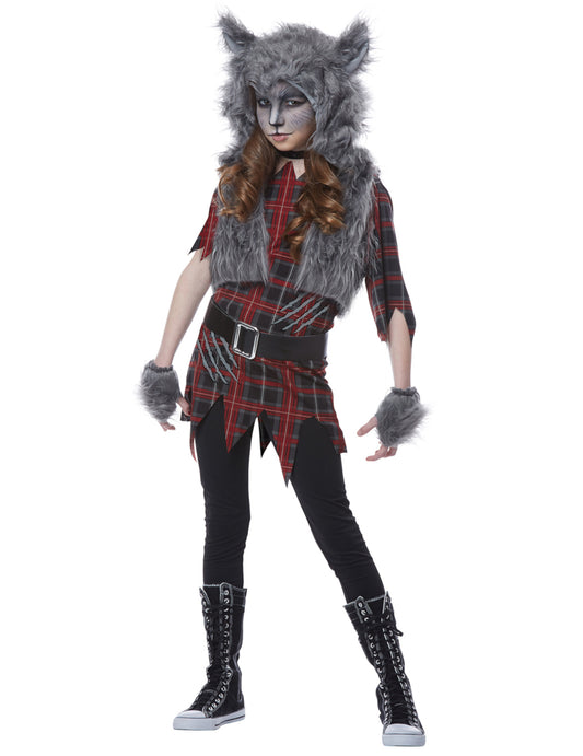 Déguisement loup garou luxe fille