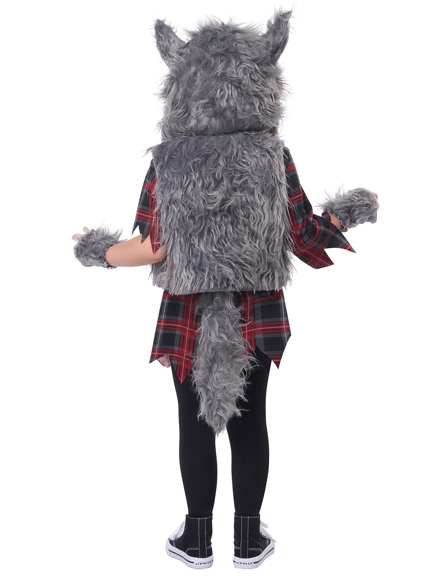 Déguisement loup garou gris luxe fille