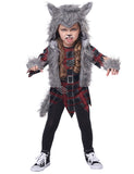 Déguisement loup garou gris luxe fille