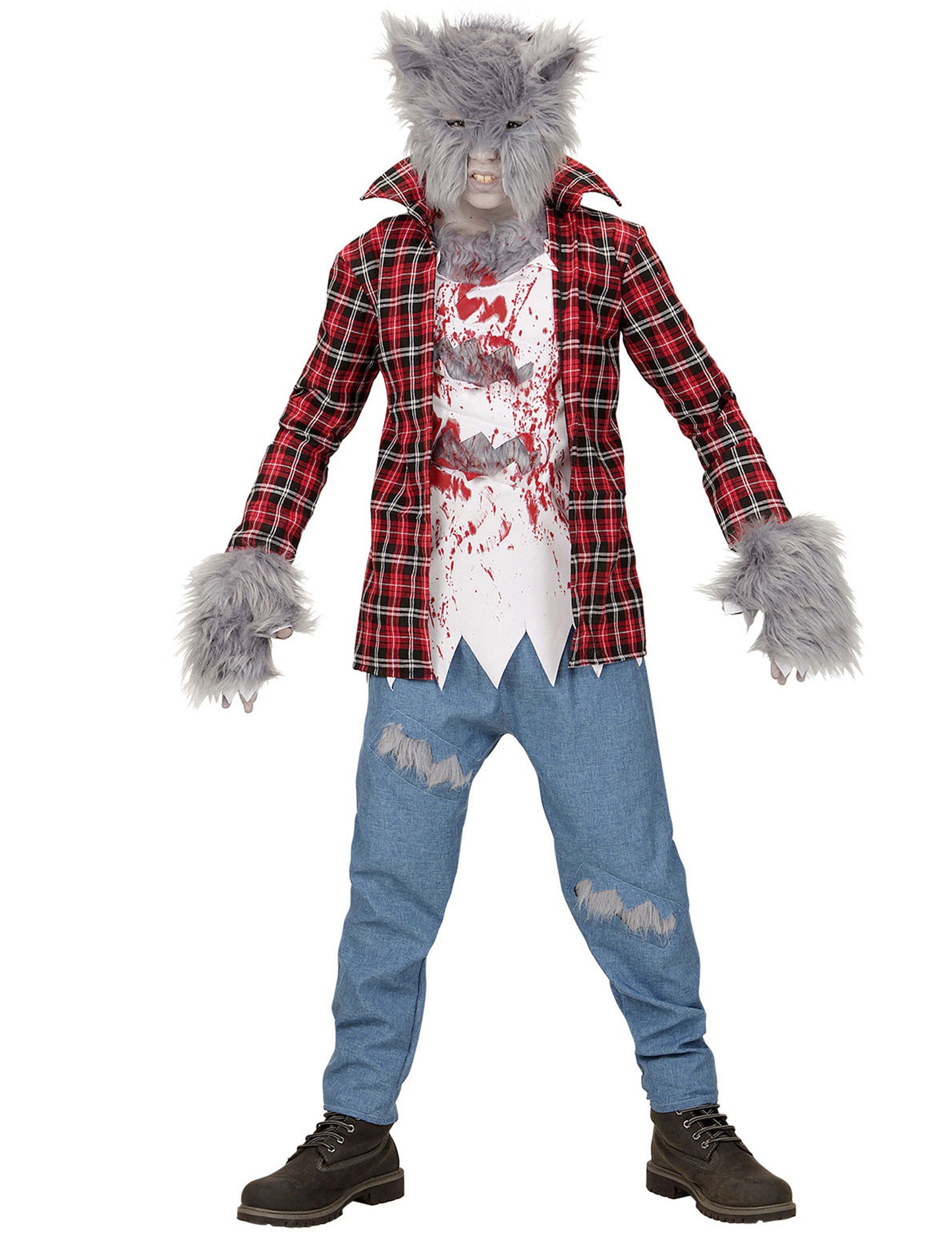 Déguisement loup garou poilu enfant