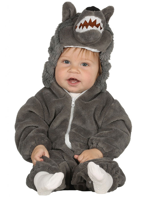 Déguisement loup gris bébé