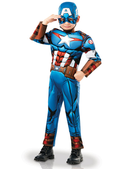 Déguisement luxe Captain America série animée garçon