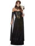 Déguisement luxe comtesse noire femme