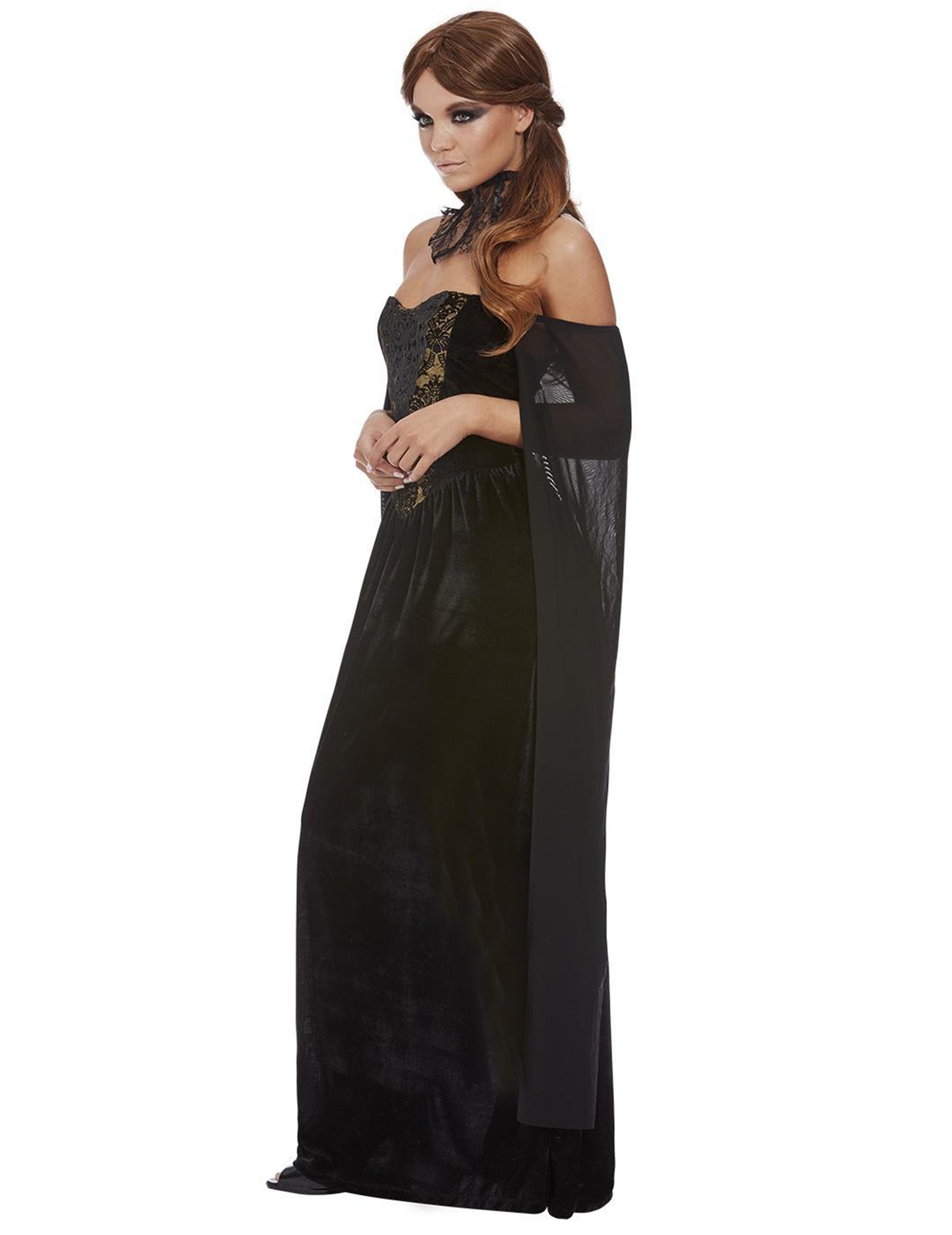 Déguisement luxe comtesse noire femme