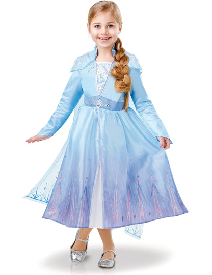 Déguisement luxe Elsa La Reine des neiges 2 fille