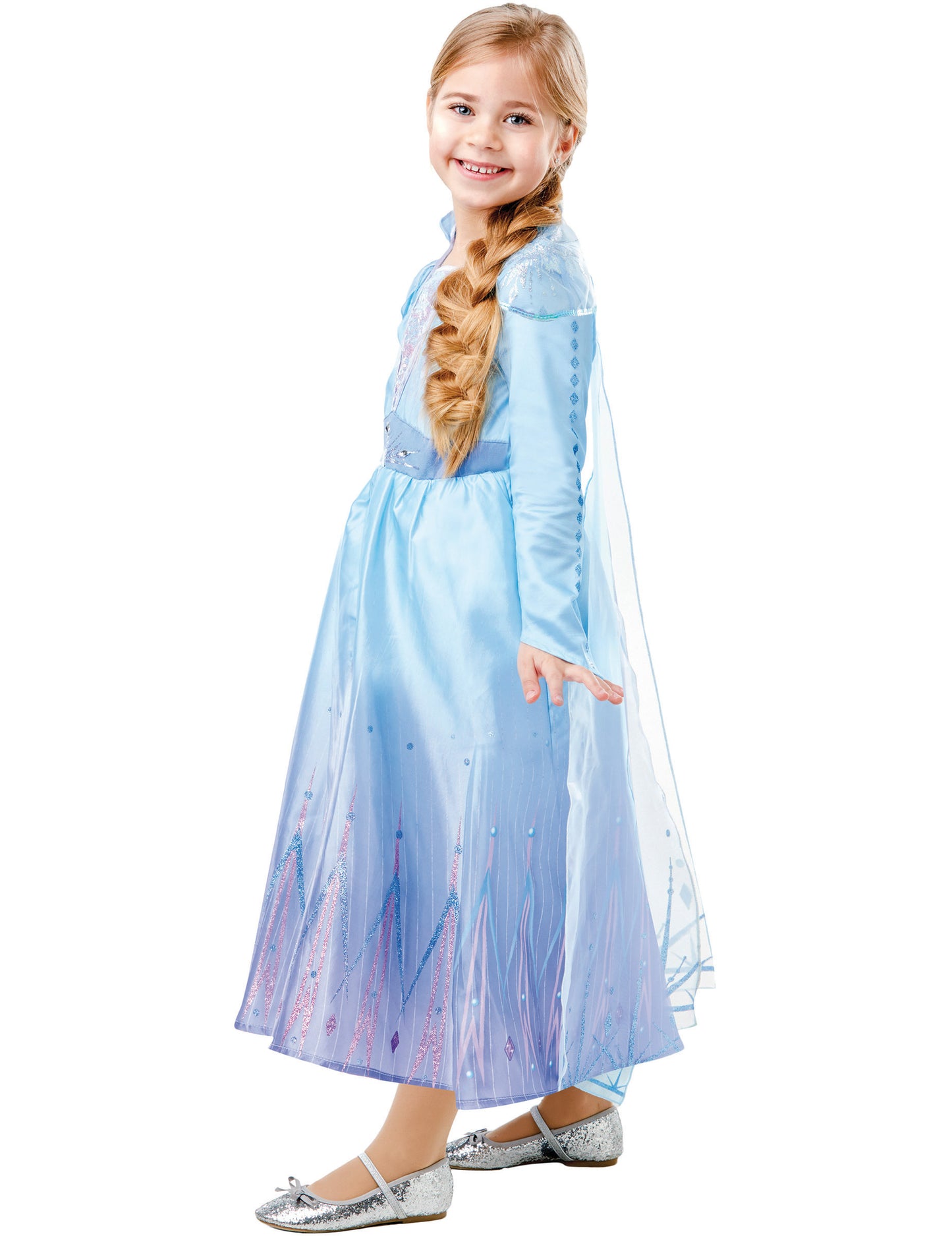 Déguisement luxe Elsa La Reine des neiges 2 fille