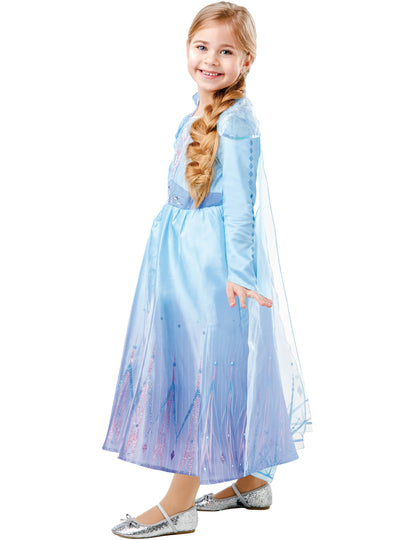 Déguisement luxe Elsa La Reine des neiges 2 fille