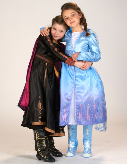 Déguisement luxe Elsa La Reine des neiges 2 fille