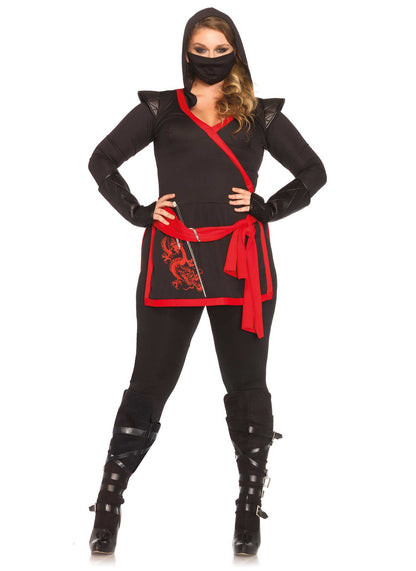 Déguisement luxe ninja grande taille femme