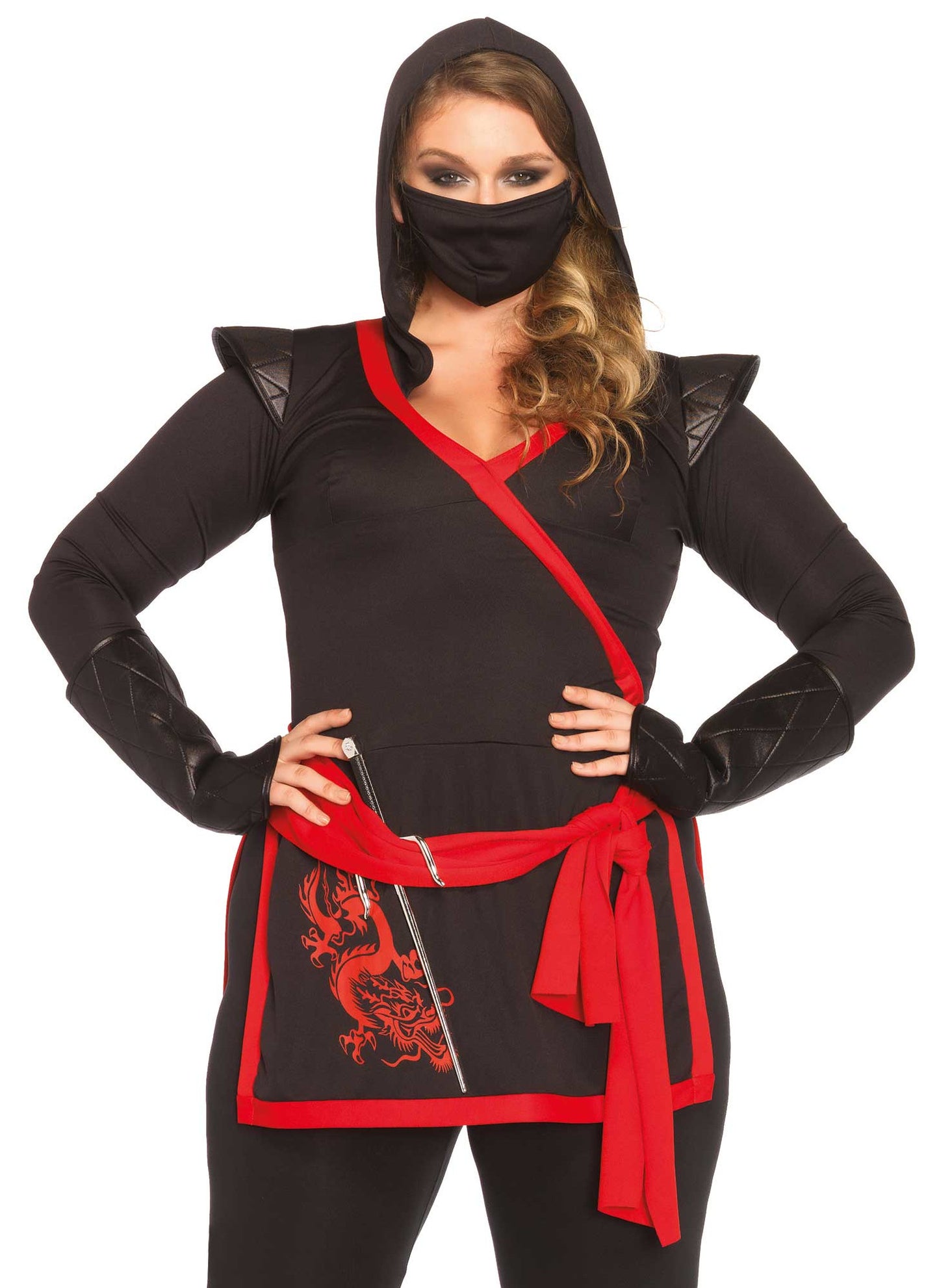 Déguisement luxe ninja grande taille femme