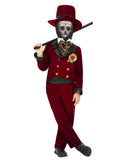 Déguisement marié rouge Dia de los muertos garçon
