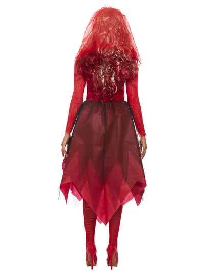 Déguisement mariée rouge femme