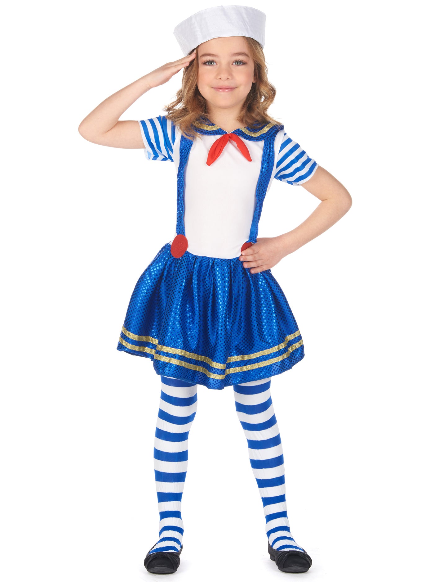 Déguisement marin brillant fille