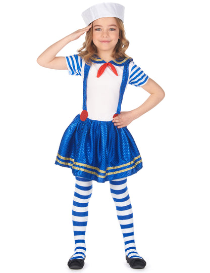 Déguisement marin brillant fille