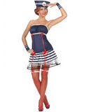Déguisement marin sexy robe bustier femme