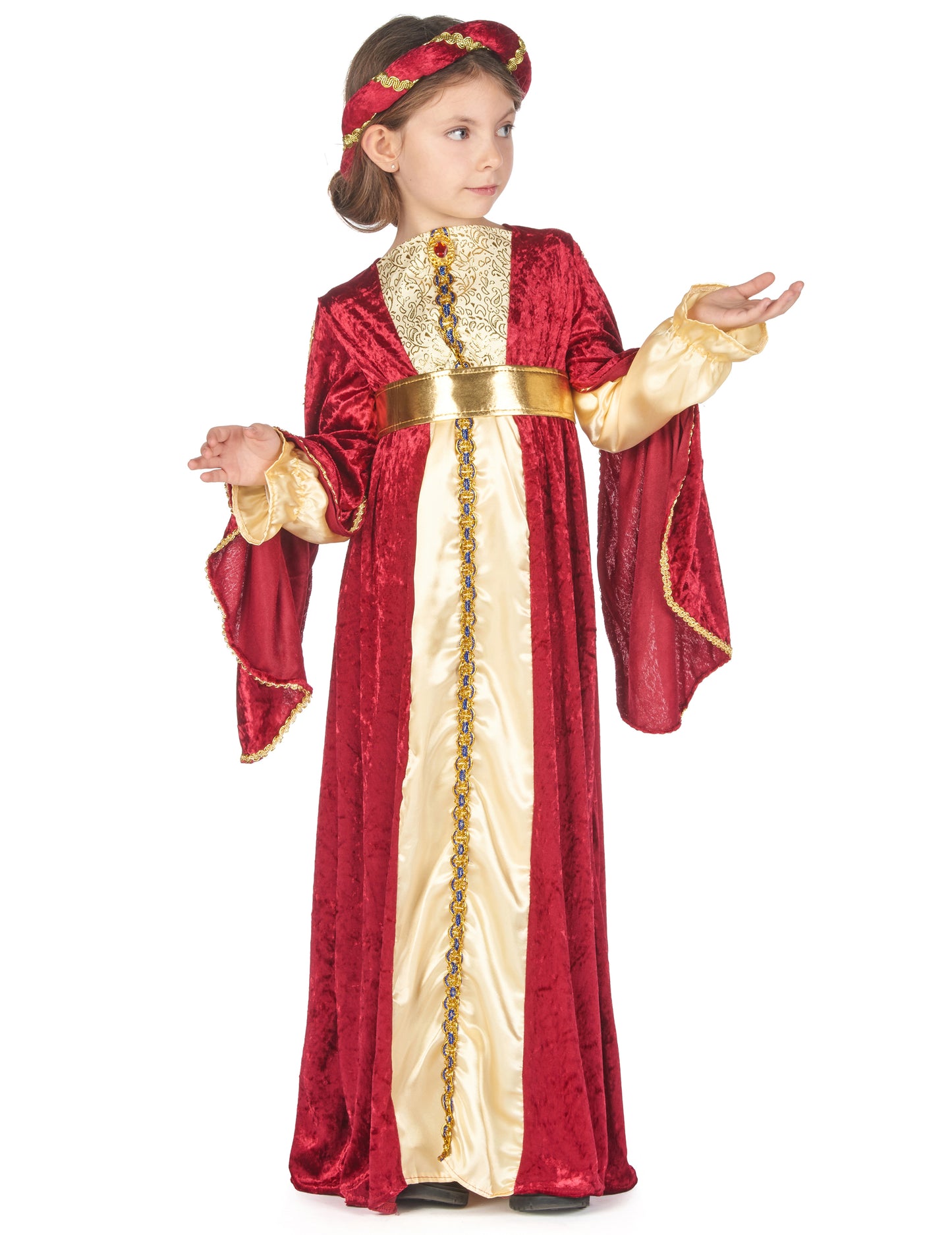 Déguisement médiévale reine fille