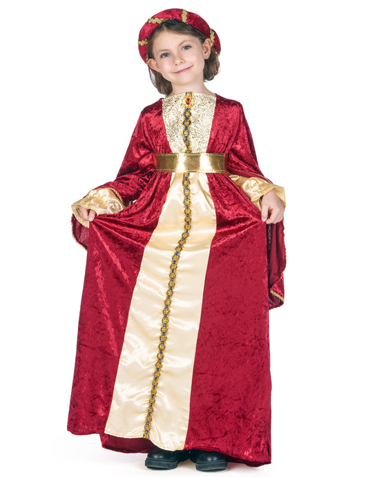 Déguisement médiévale reine fille